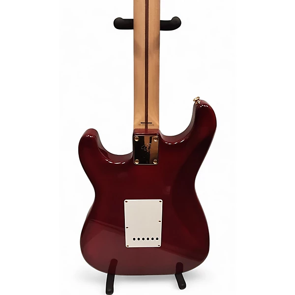 Used Fender Richie Kotzen Stratocaster See Thru Red Solid Body Electric Guitar