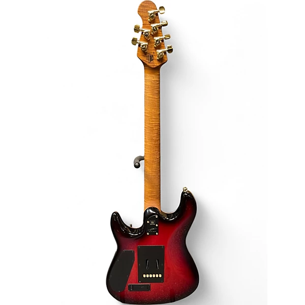 Ernie Ball Music Man Used Ernie Ball Music Man Jason Richardson Artist Series Cutlass Rorschach Red Solid Body Electric Guitar.gc