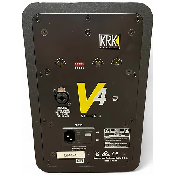 KRK Used KRK V4 Series 4 2 Way 4 Active Studio Monitor Pair Powered Monitor.gc