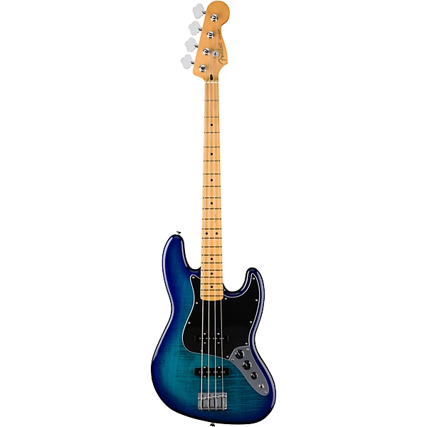 Fender Player II Jazz Bass Plus Top Limited Edition Bass Guitar Blue Burst