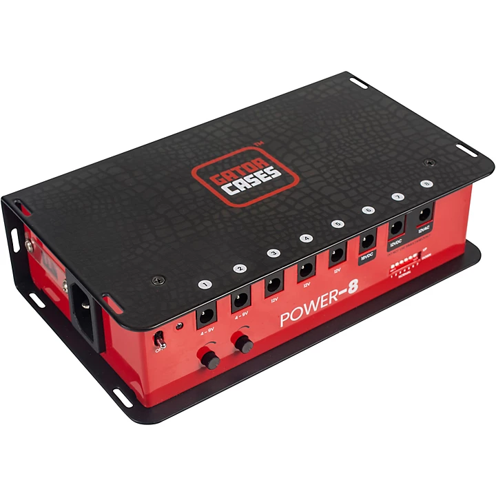 GTR PWR 8 Pedalboard Isolated Power Supply 8 Outputs