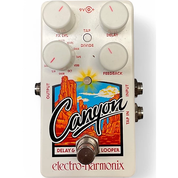Used Electro Harmonix Canyon Delay and Looper Effect Pedal