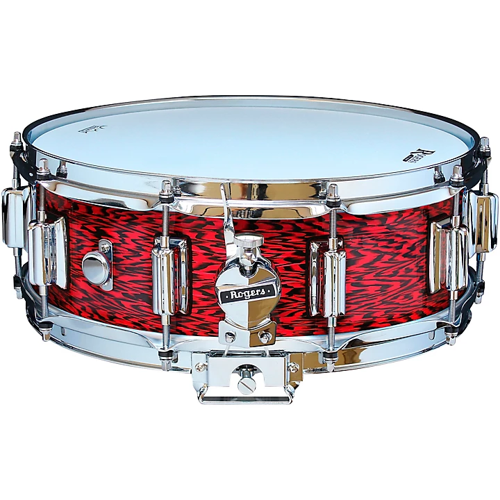 Rogers Dyna Sonic Snare Drum with Beavertail Lugs 14 x 5 in. Red Onyx