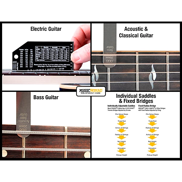 Music Nomad Precision Setup Gauge Set 6 pc