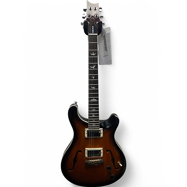 PRS Used PRS SE Hollowbody Tobacco Burst Hollow Body Electric Guitar.gc