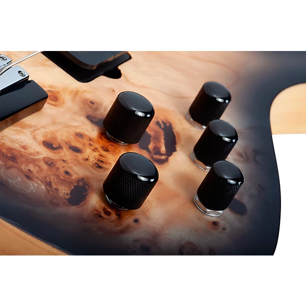 Schecter Guitar Research Reaper 4 Electric Bass Guitar Satin Charcoal Burst