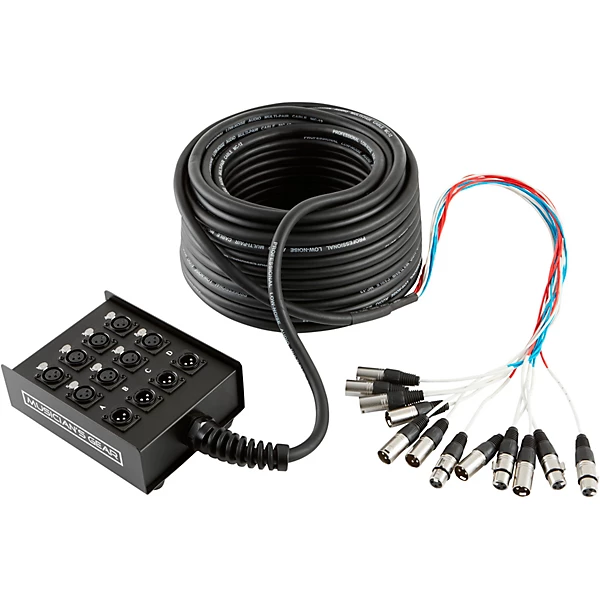 Musicians Gear Stage Snake Level 1 8 x 4 in 50 ft J12018004002001.gc