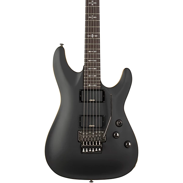 Schecter Guitar Research Demon 6 FR Electric Guitar Satin Aged Black