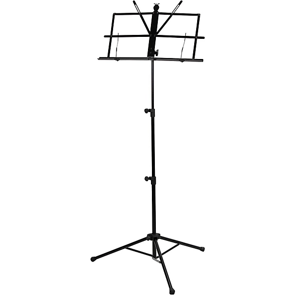 Deluxe Folding Music Stand Assorted Colors Black