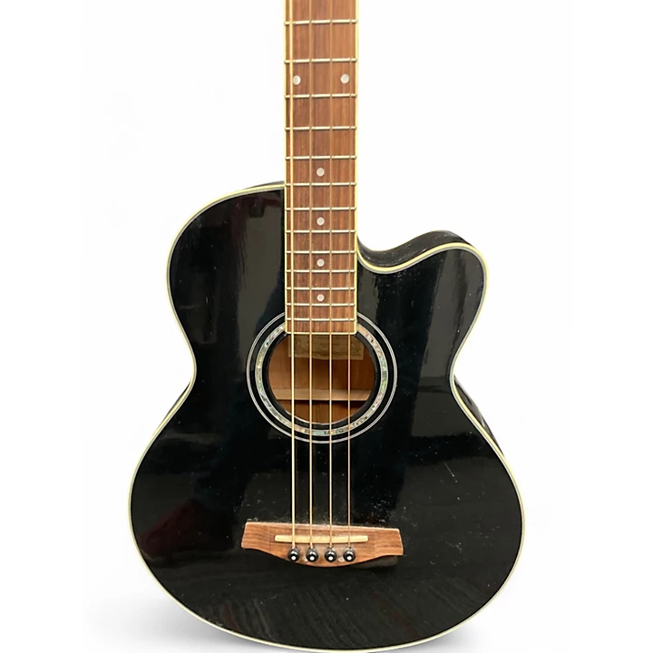 Ibanez Used Ibanez AEB10BE Black Acoustic Bass Guitar