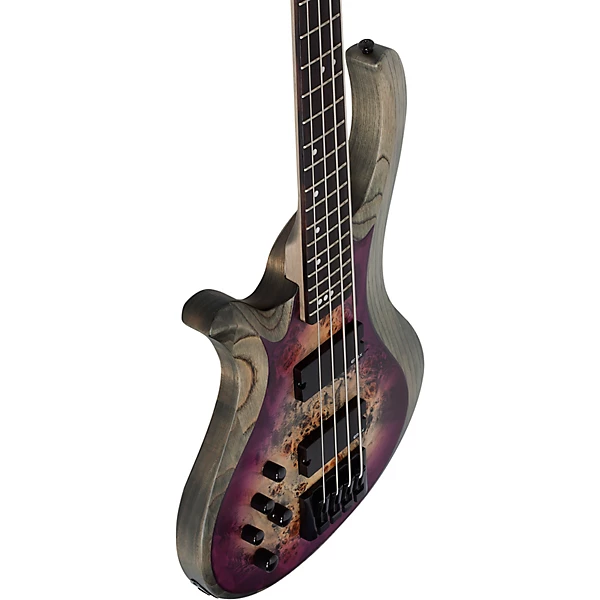 Schecter Guitar Research Riot 4 Left Handed 4 String Electric Bass Aurora Burst