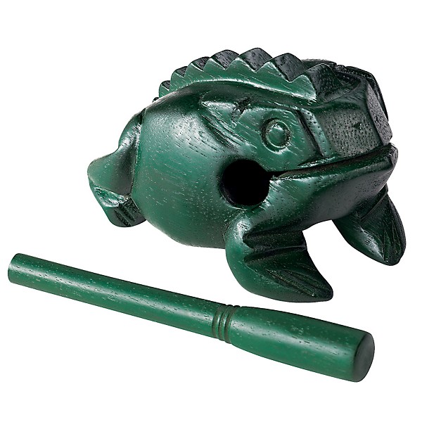 MEINL Wood Frog Hand Percussion Instrument Brown Large