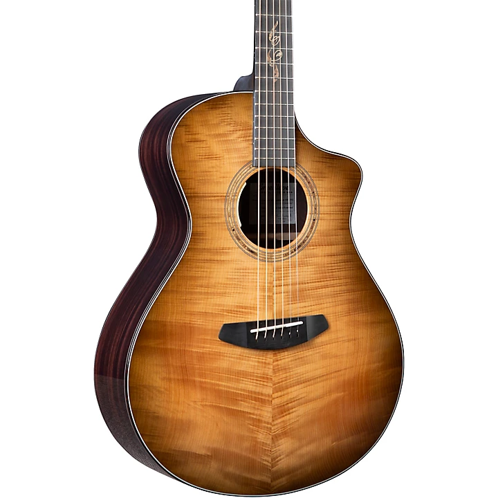 Premier Red Cedar Rosewood Limited Edition Concert Acoustic Electric Guitar Shadowburst