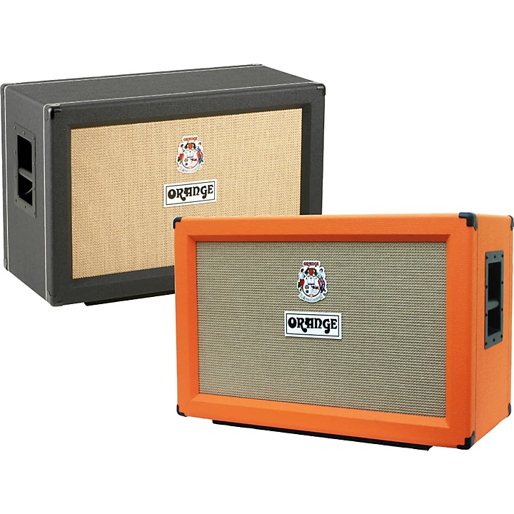 Orange Amplifiers PPC Series PPC212 C 120W 2x12 Closed Back Guitar Speaker Cabinet Orange Straight