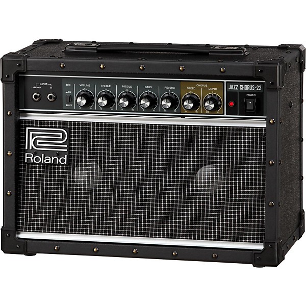 Roland JC 22 Jazz Chorus 30W 2x65 Guitar Combo Amplifier Level 1 Black J49410004001000.gc