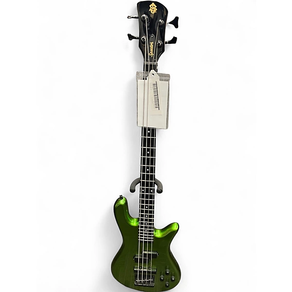 Spector Used Spector Performer 4 String Emerald Green Electric Bass Guitar.gc