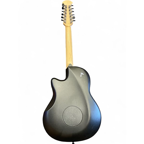 Used Ovation PRO SERIES black 12 String Acoustic Guitar