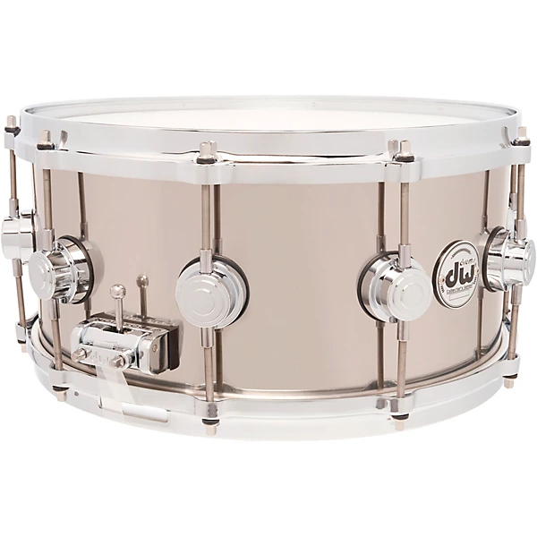 Collectors Series Stainless Steel Snare Drum With Die Cast Hoops