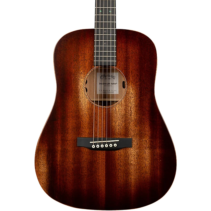 Martin D Jr E StreetMaster Dreadnought Acoustic Electric Guitar Dark Mahogany