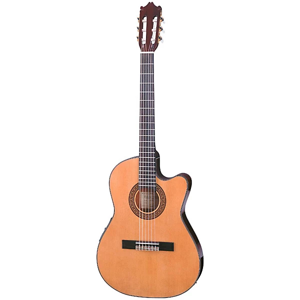 GA Series GA5TCE Thinline Classical Acoustic Electric Guitar Natural