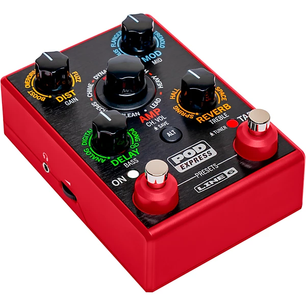 Line 6 POD Express Guitar Effects Pedal Red