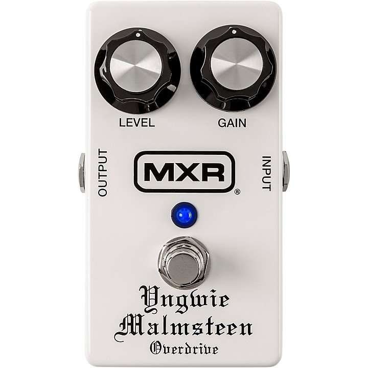 Yngwie Malmsteen Overdrive Effects Pedal White