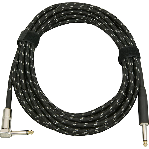 Tweed Right Angle Instrument Cable Black 20 ft