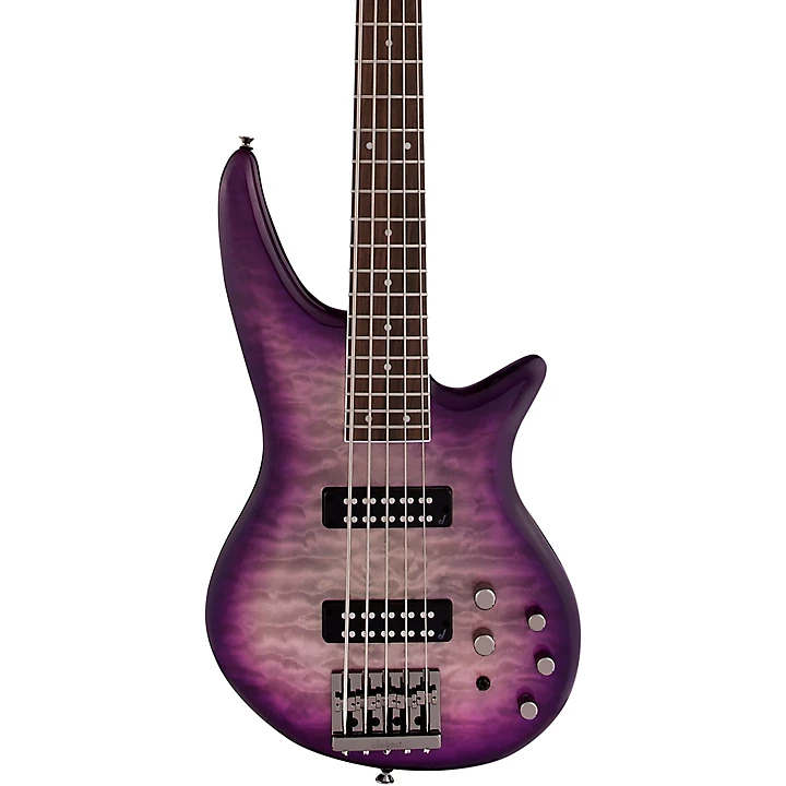 Jackson JS Series Spectra Bass JS3QV 5 String Purple Phaze