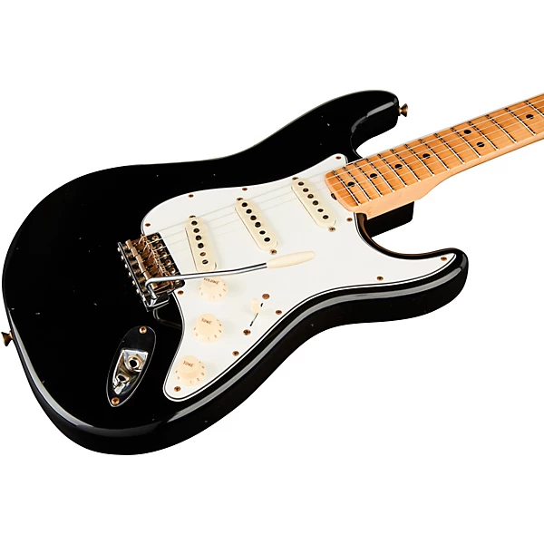 Fender Custom Shop Limited Edition '69 Stratocaster Journeyman Relic Electric Guitar Aged Black