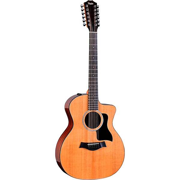 Taylor 254ce Plus Grand Auditorium 12 String Acoustic Electric Guitar Natural