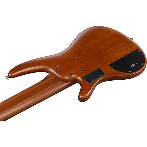 Ibanez Prestige SR5506 6 String Electric Bass Guitar Mocha Flat