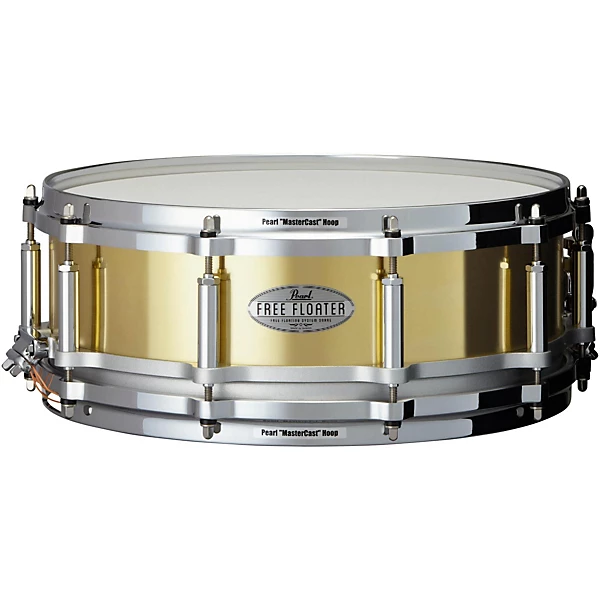 Pearl Free Floating Brass Snare Drum Level 1