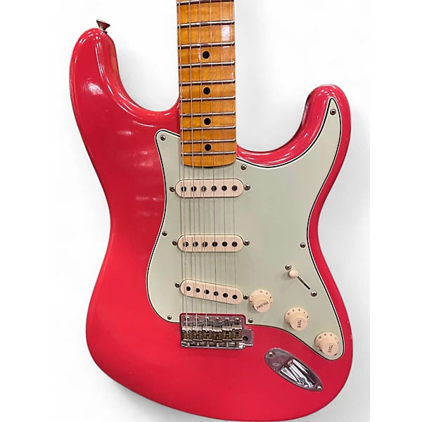 Used Fender 1959 Journeyman Stratocaster Fiesta Red Solid Body Electric Guitar