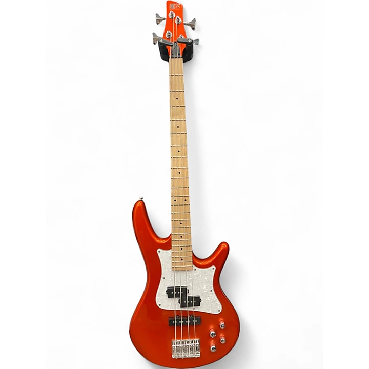 Used Ibanez SRMD200 Metallic Orange Electric Bass Guitar
