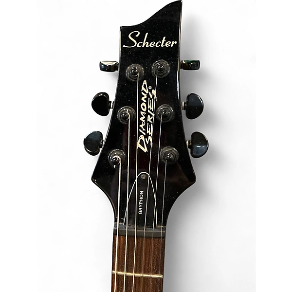 Used Schecter Guitar Research Gryphon Limited Edition Crimson Red Trans Solid Body Electric Guitar