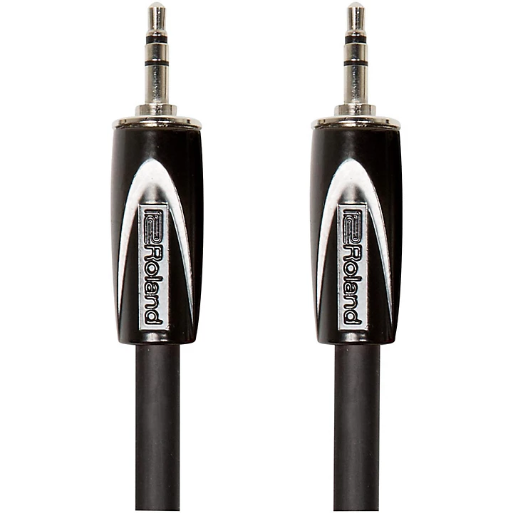 Black Series 35mm TRS 35mm TRS Balanced Interconnect Cable 5 ft Black