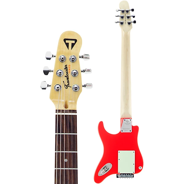 Traveler Guitar Travelcaster Deluxe Electric Travel Guitar Fiesta Red