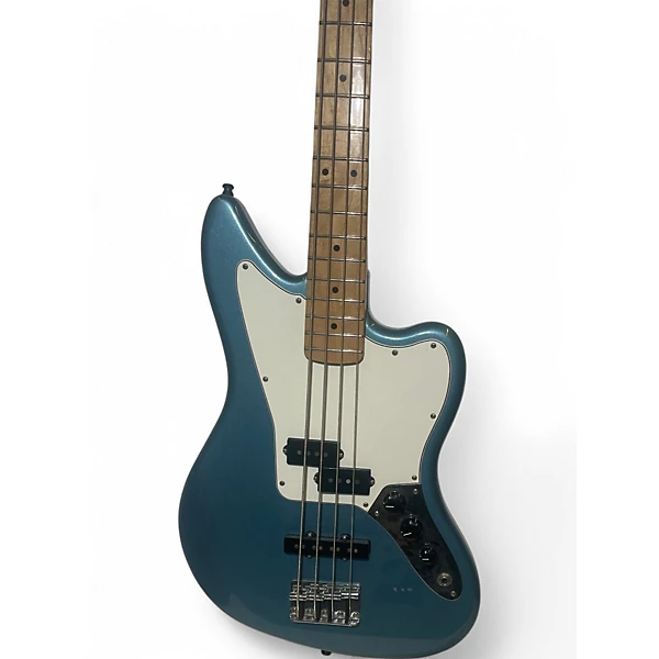 Used Fender JAGUAR BLUE Electric Bass Guitar
