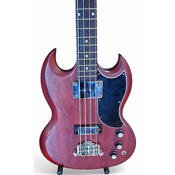 Used 2015 Gibson SG Bass Wine Red Electric Bass Guitar