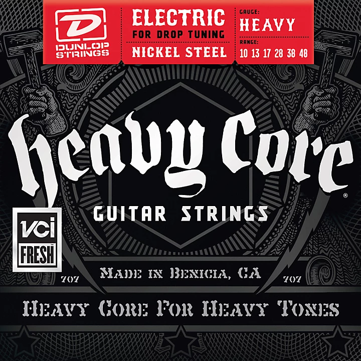 Heavy Core Electric Guitar Strings Heavy Gauge