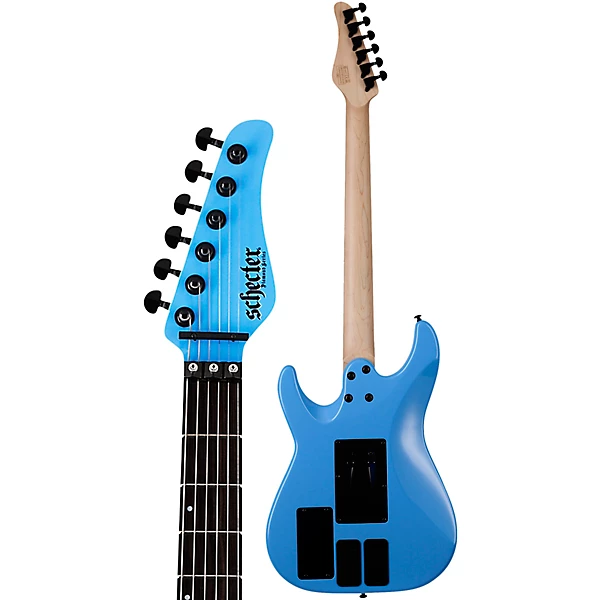 Schecter Guitar Research Sun Valley Super Shredder FR S Electric Guitar Riviera Blue Black Pickguard