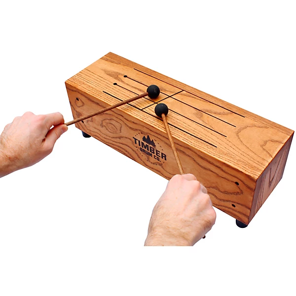Slit Tongue Log Drum with Mallets