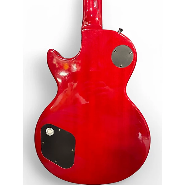 Used Epiphone Les Paul Classic Quilt Top Trans Red Solid Body Electric Guitar