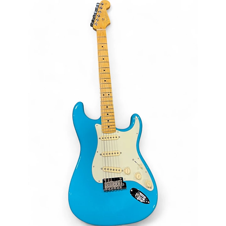 Fender Used Fender American Professional II Stratocaster Turquoise Solid Body Electric Guitar.gc