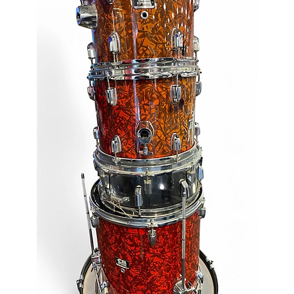 Cb Drums Used Cb Drums 5 Piece SP SERIES MARBLE RED Drum Kit.gc
