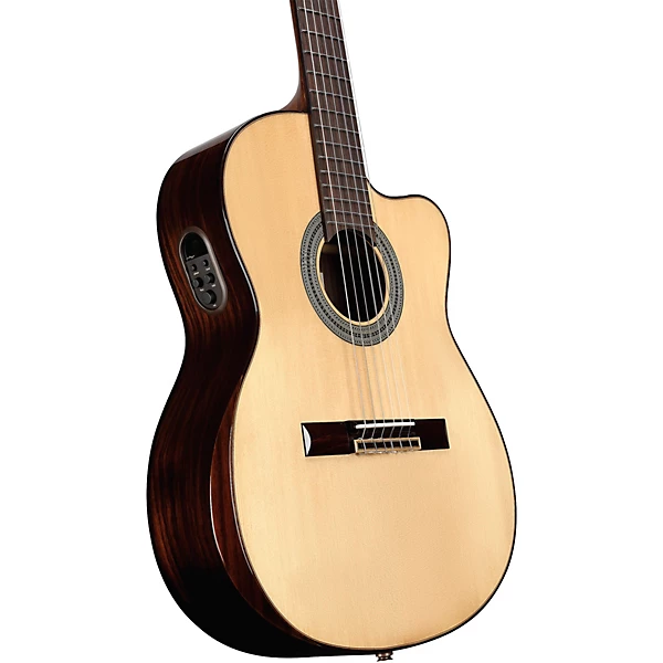 Alvarez AC70HCE Hybrid Nylon String Classical Acoustic Electric Guitar Natural