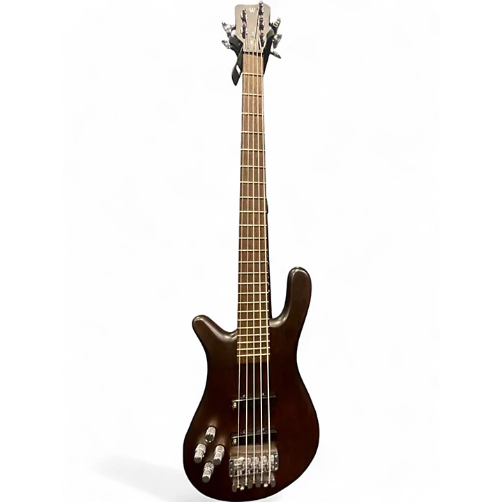 Used Warwick Streamer LX 5 String Brown Electric Bass Guitar