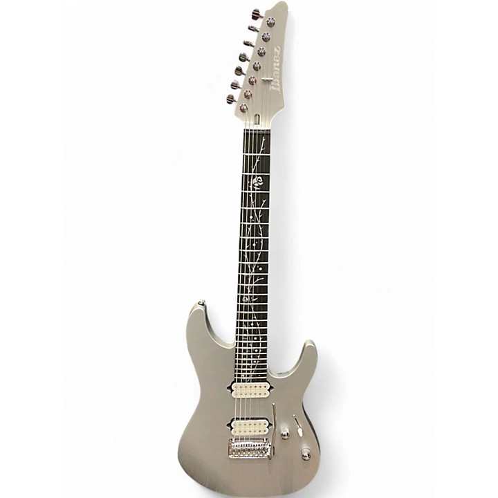 Ibanez Used Ibanez TOD7 Silver Solid Body Electric Guitar.gc