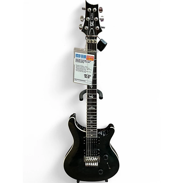 PRS Used PRS SE Custom 24 Floyd Charcoal Burst Solid Body Electric Guitar