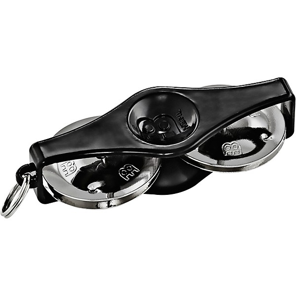 Key Ring Tambourine Black